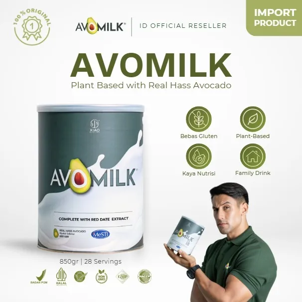 AVOMILK | Minuman Alpukat Hass Premium | Creamy, Enak & Bikin Kenyang Lebih Lama | 850gr
