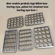 CETAKAN KASTENGGEL KOTAK/BINGKAI KUE KERING NASTAR BERBAGAI MOTIF,