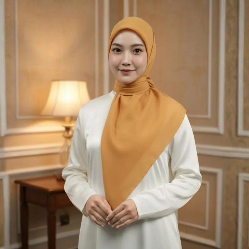 Zoya - Belva Plain Scarf - Kerudung Hijab Segiempat Polos - Bahan Soft Polyester
