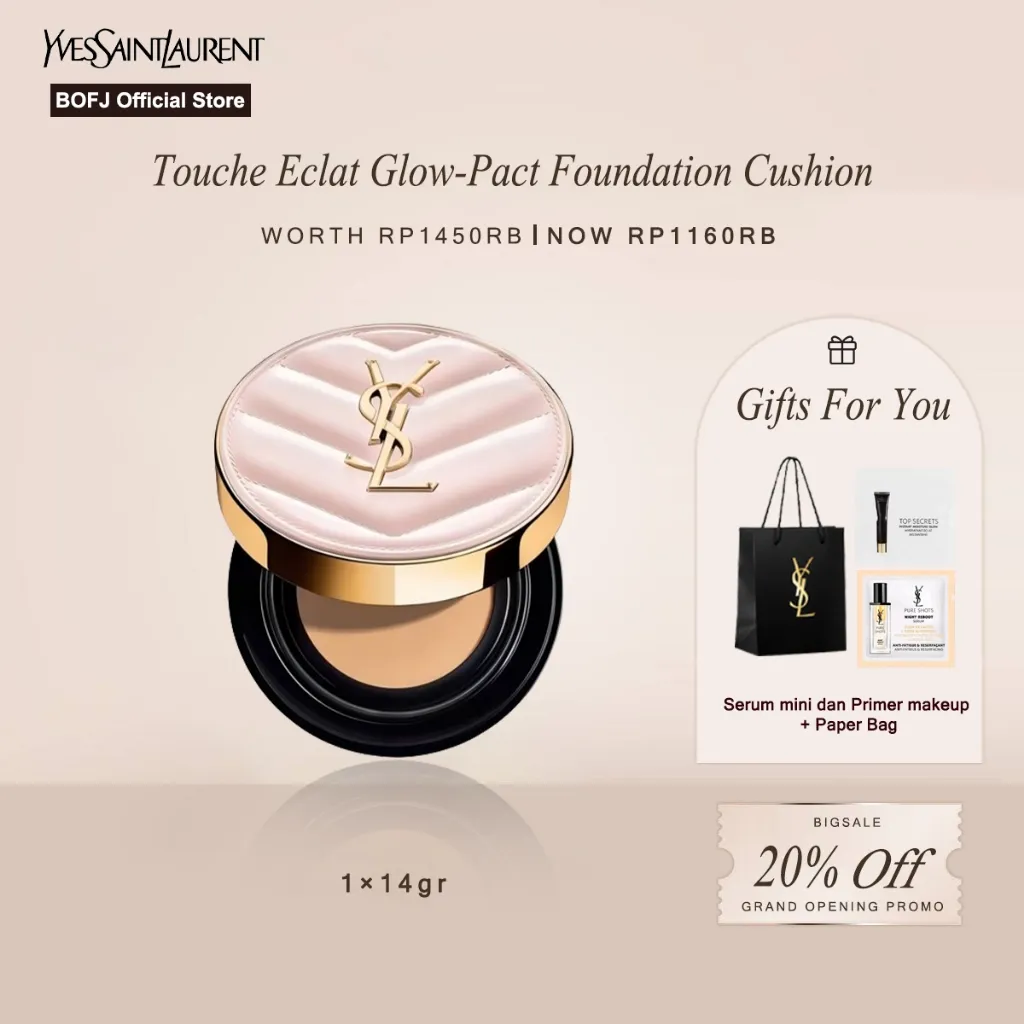 BOFJ - Ysl Touche Eclat Glow-Pact Foundation Cushion 12gr