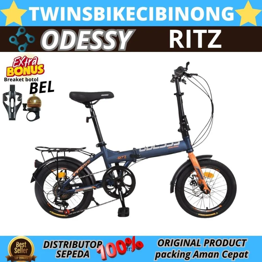 Odessy Ritz Sepeda Lipat 16 20 Inc Disc Brake Original