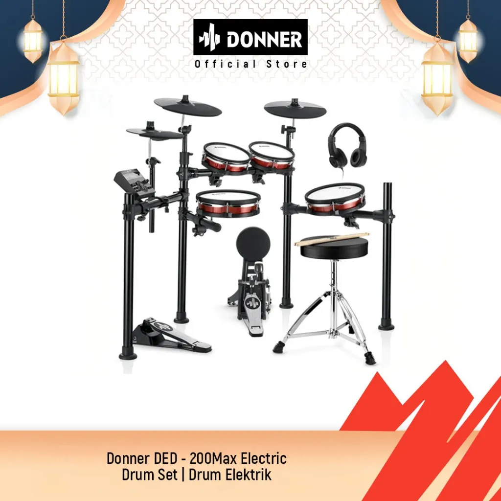 Donner DED - 200Max Electric Drum Set | Drum Elektrik