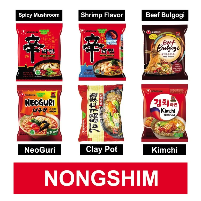 NONGSHIM SHIN RAMYUN Berat 120 gr PROMO HALAL