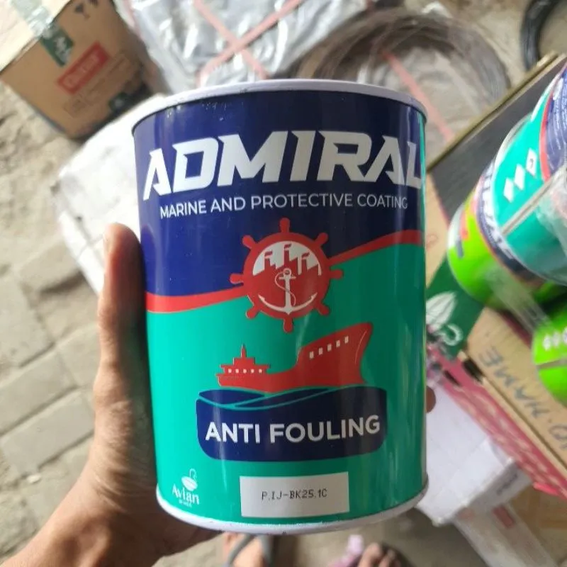 CAT ANTI FOULING CAT KAPAL PERAHU 1KG / ANTI KARANG LAMBUNG KAPAL ADMIRAL DAN THINER ADMIRAL 1LITER