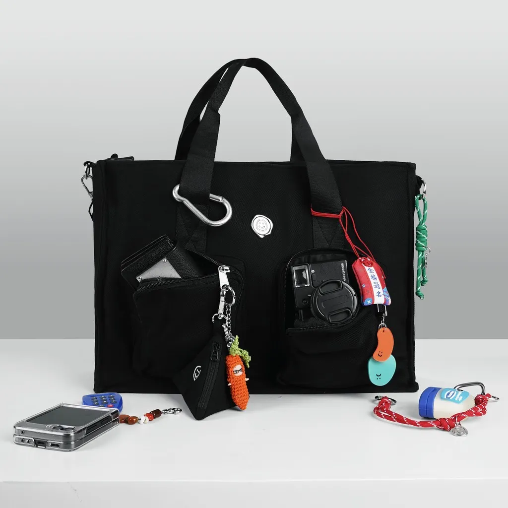 FAITH FADE - Double Pocket Work Totebag (Medium)