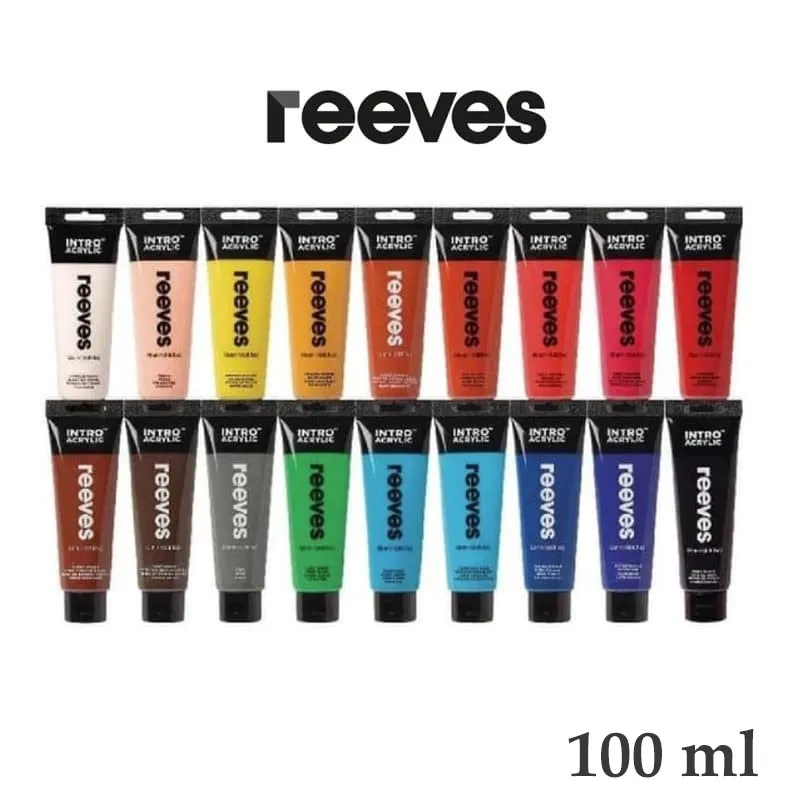 Reeves Intro Acrylic Color 100ml / Cat Akrilik Reeves Satuan