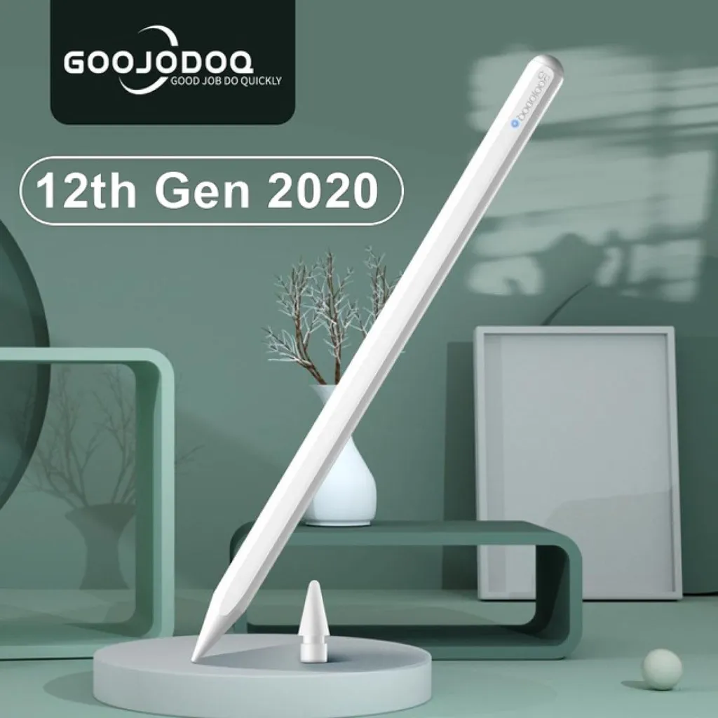 Goojodoq Stylus Pen 12th Gen Stylus Pencil with Palm Rejection for ipad 2018-2025 Stylus Pen