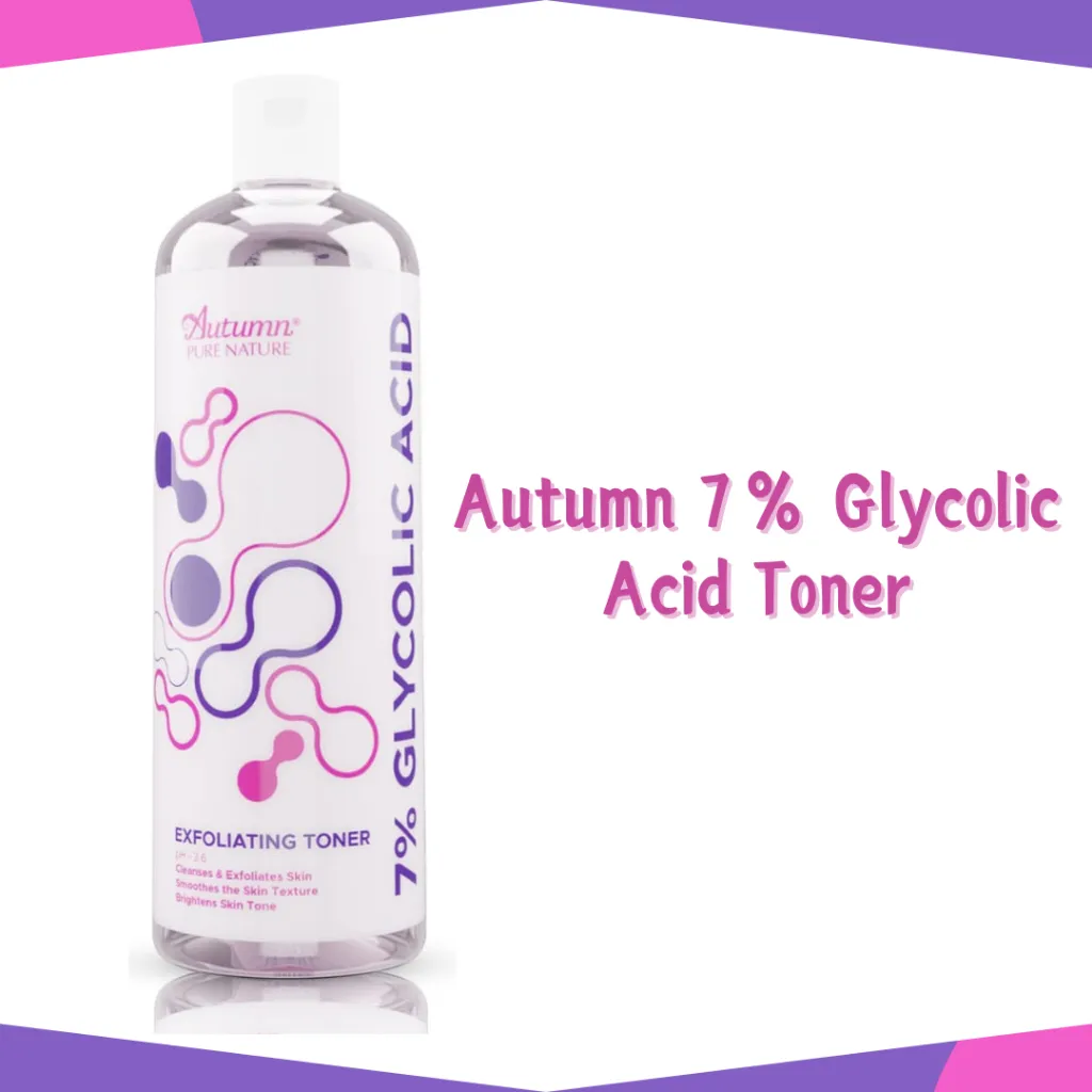 Autumn 7% Glycolic Acid Exfoliating Toner 500ml/Toner Eksfoliasi