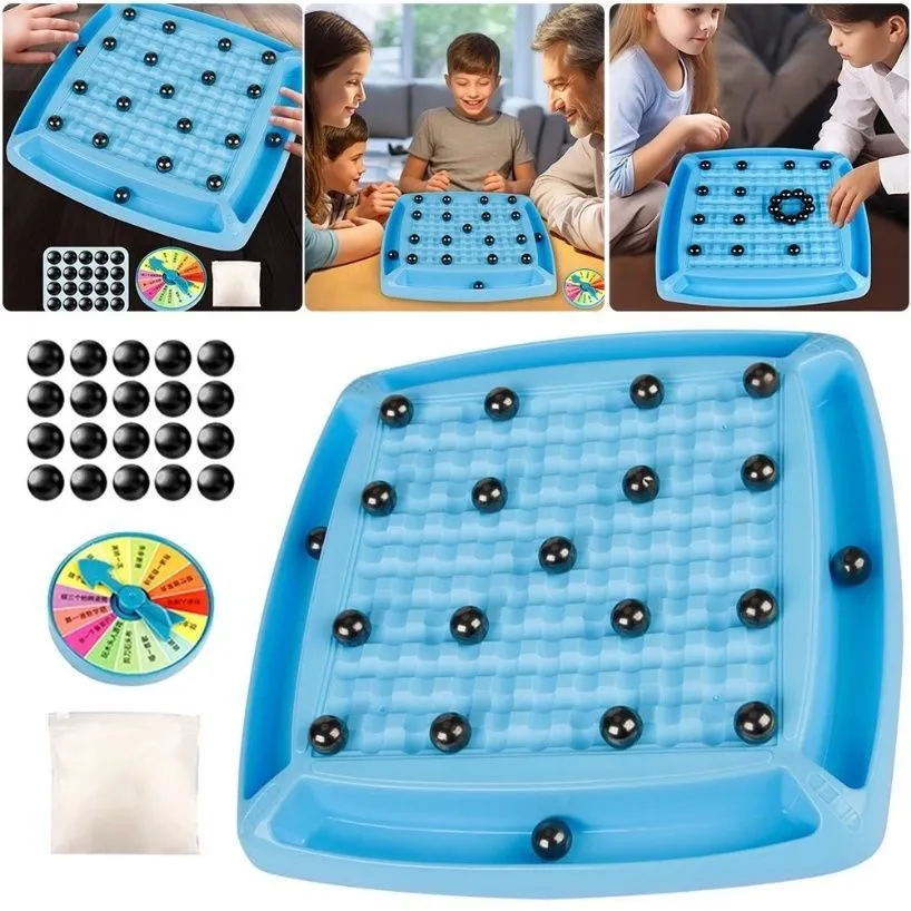 Permainan Meja Papan Seru Catur Magnet Mini Mainan Edukasi Anak Mainan Permainan Keluarga Interaktif Konsentrasi