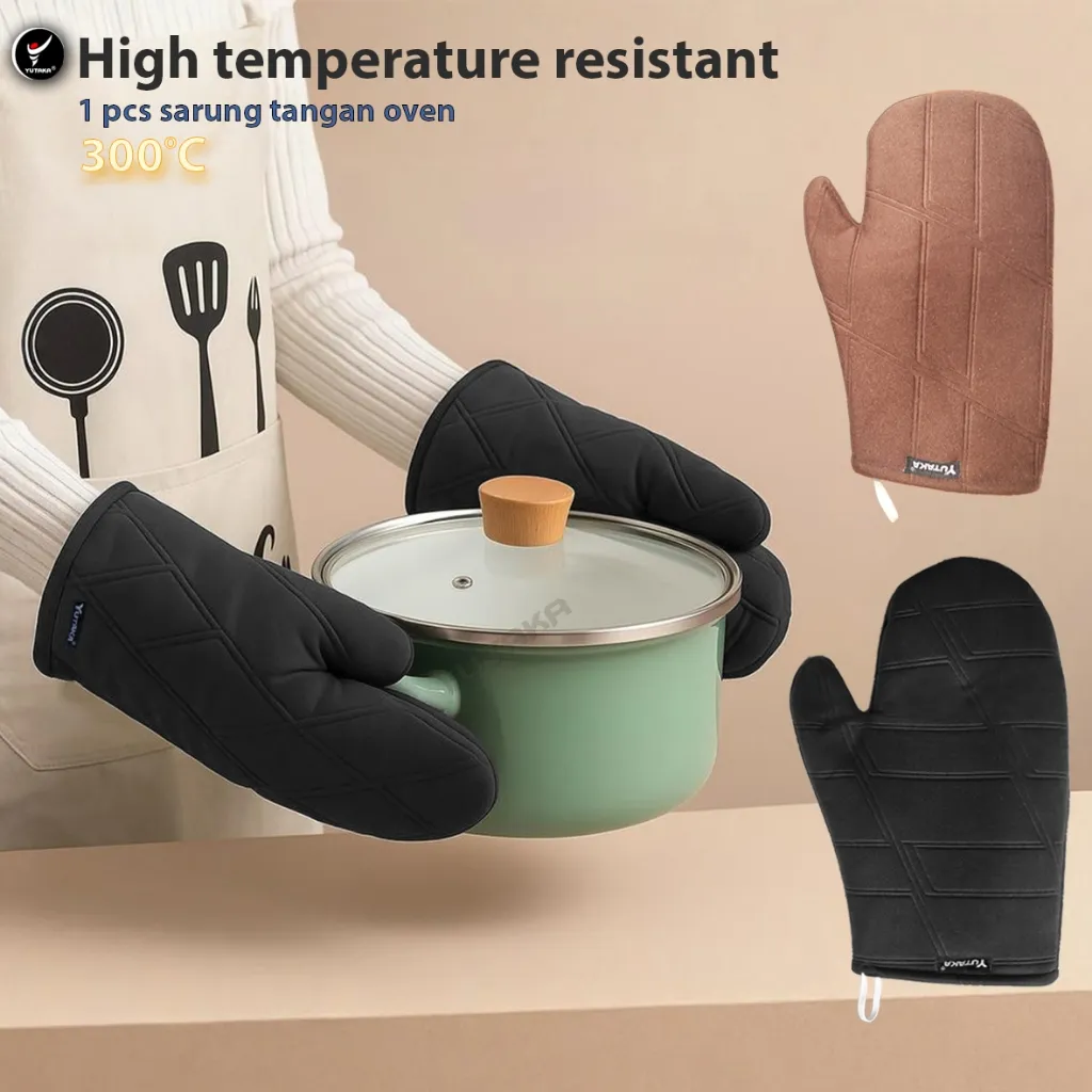 Sarung Tangan Masak Microwave 1 pcs /Sarung Tangan Oven Tahan Panas untuk aktivitas memasak jumbo warna random