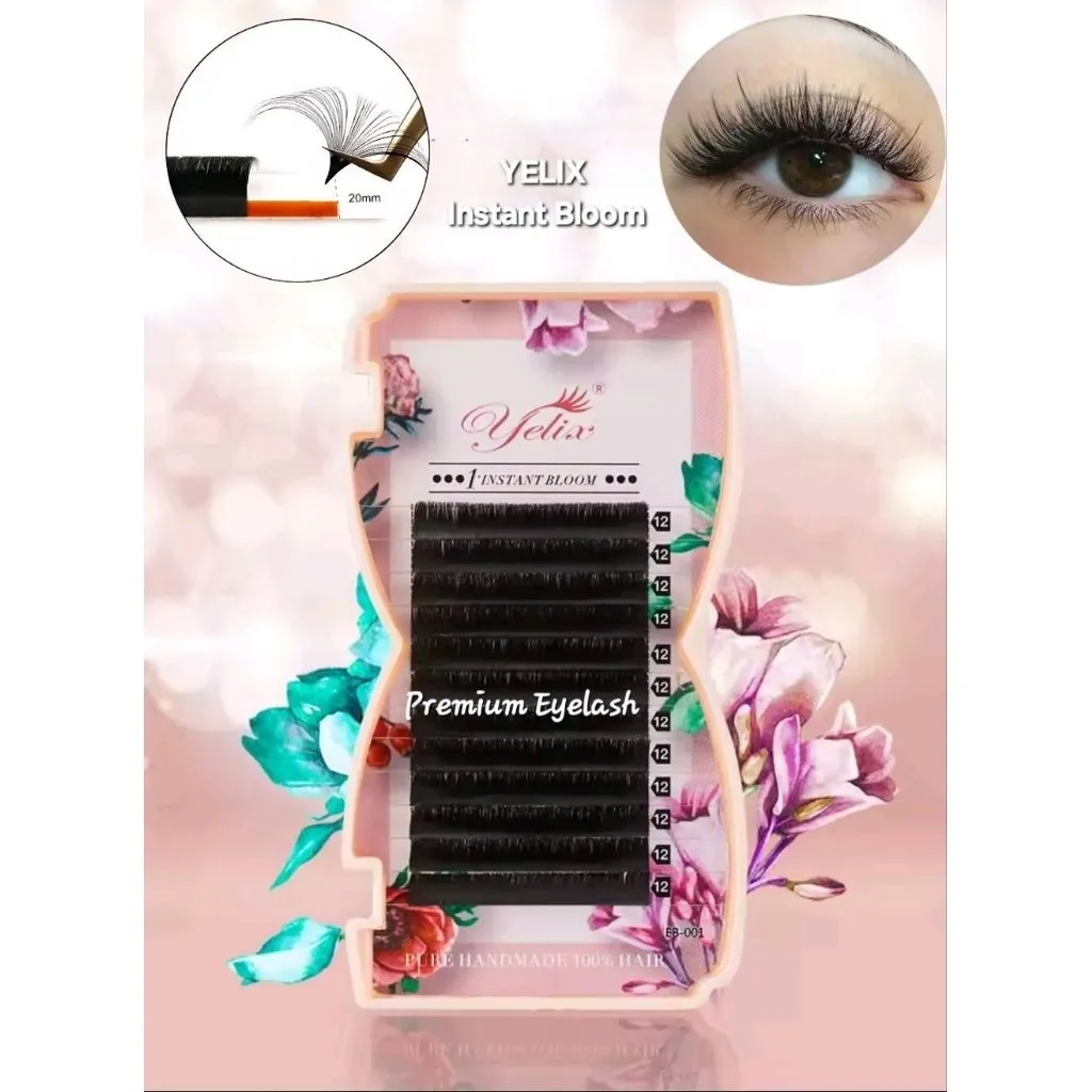 YELIX Bloom Easy Fanning Mega Volume Russian Eyelash Extension Bulumata