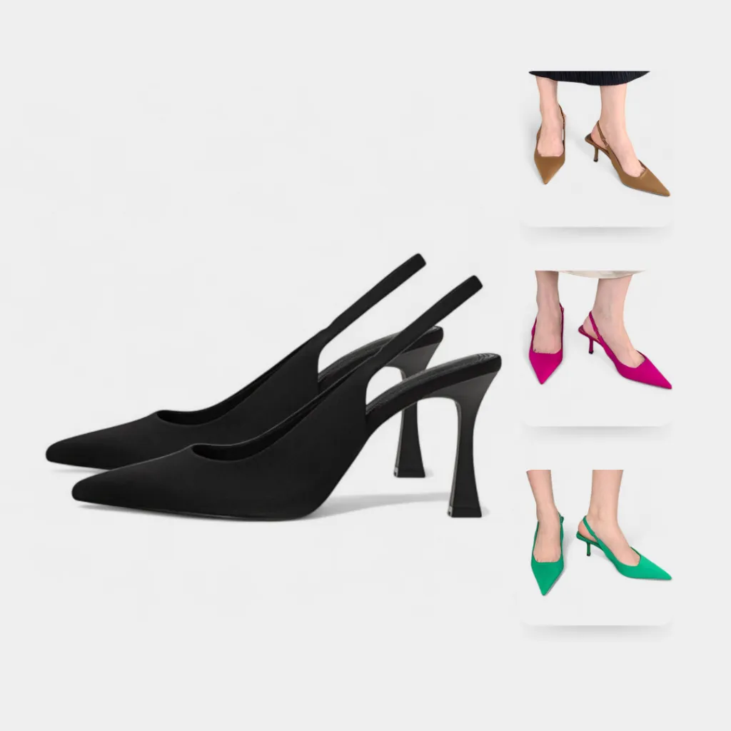 Sanzeil Rara Sandal wanita 7cm model ZR terbaru Size 35-41