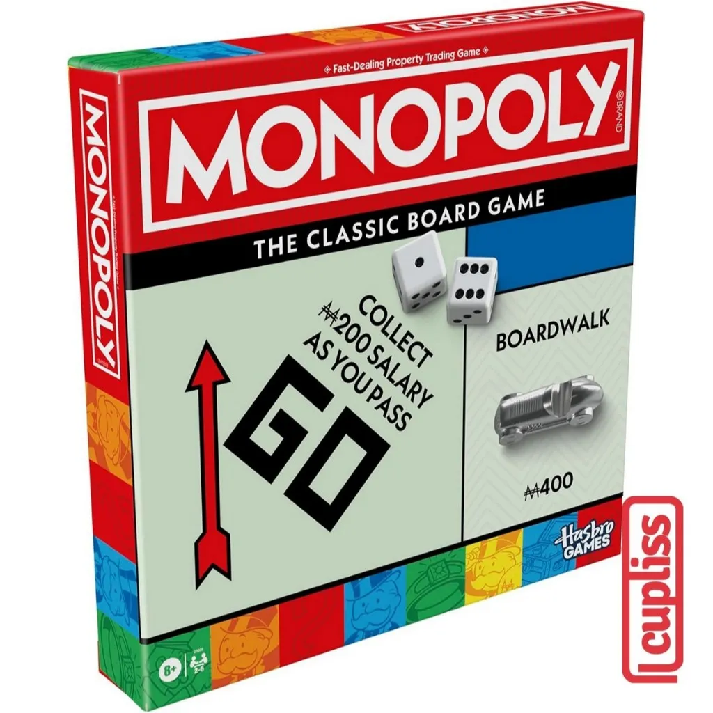 Hasbro Board Game G0009 Refresh Classic Monopoly Papan Original Permainan