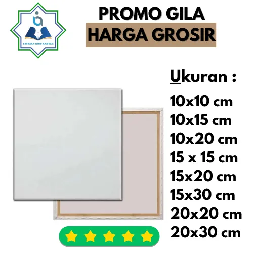 (BIG BIG SALE!!!) KANVAS LUKIS 10X10 10X15 10X20 15X15 15X20 15X30 20X20 20X30