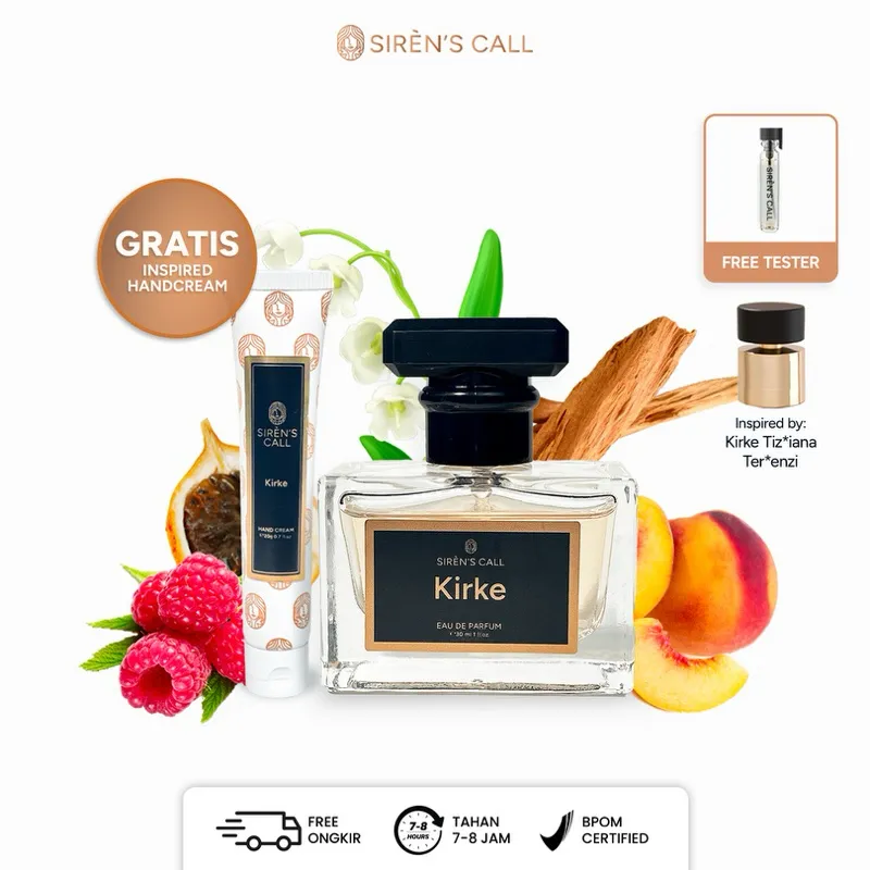 Sirenscall KIRKE - parfum wanita | murah tahan lama elegan mewah Inspired by KIRKE TER3NZI - eau de parfum