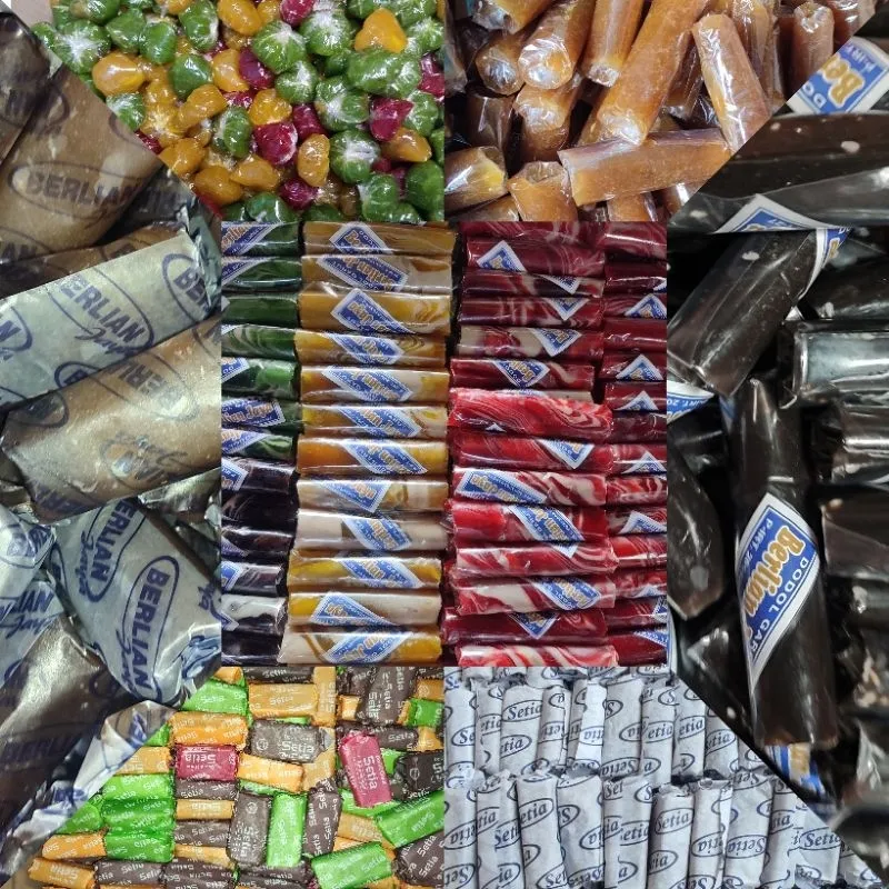 Dodol Garut campur mix campur  kemasan 1kg enak banyak varian rasa unik