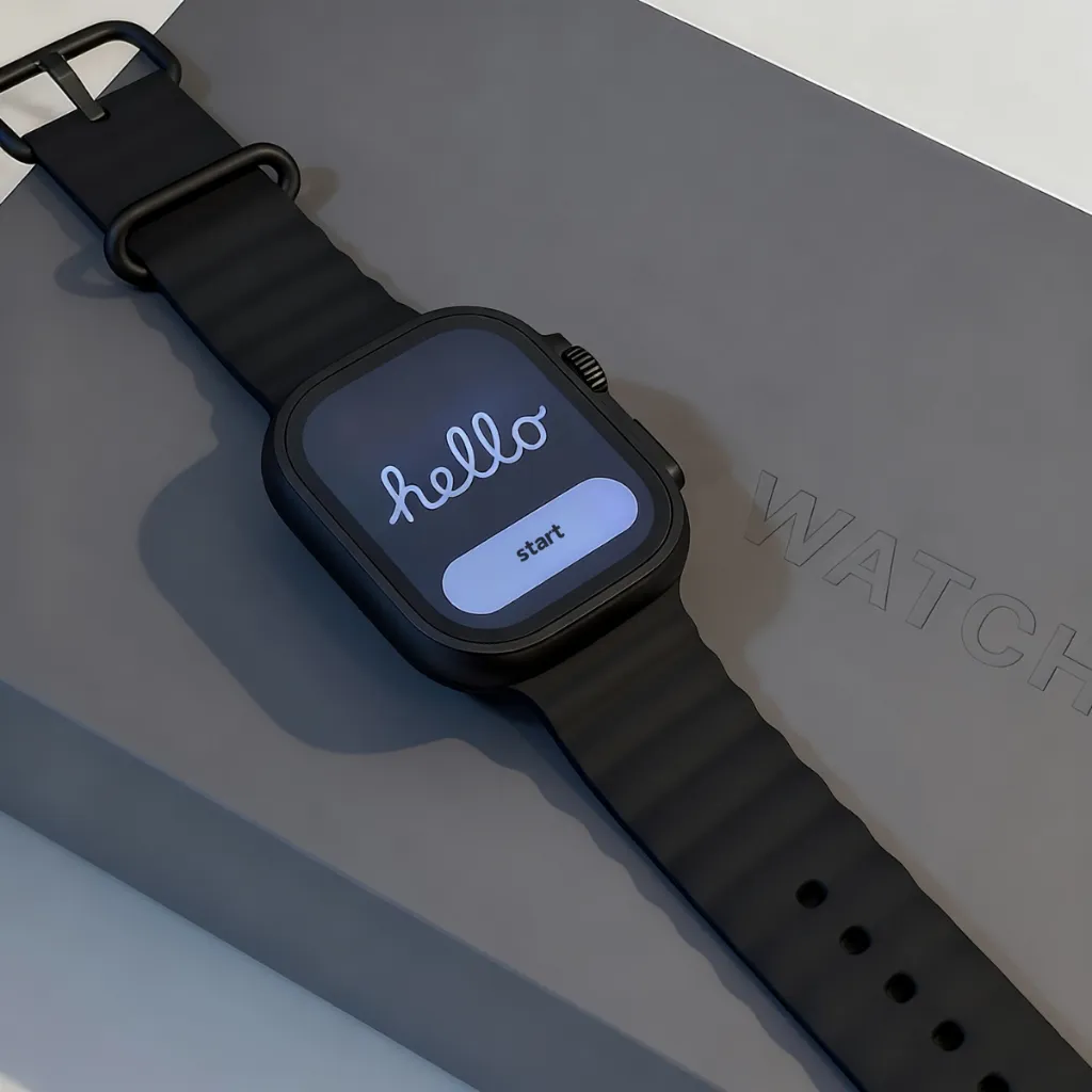 (COD ORI)Smart Watch Ultra 2 49mm Baru AMOLED jam tangan pria Fitness Heart Rate Monitor Bluetooth Olahraga Watch jam tangan wanita HD Touch Screen Custom Wallpaper dukungan NFC GPS Pengingat pemberitahuan IOS&Android