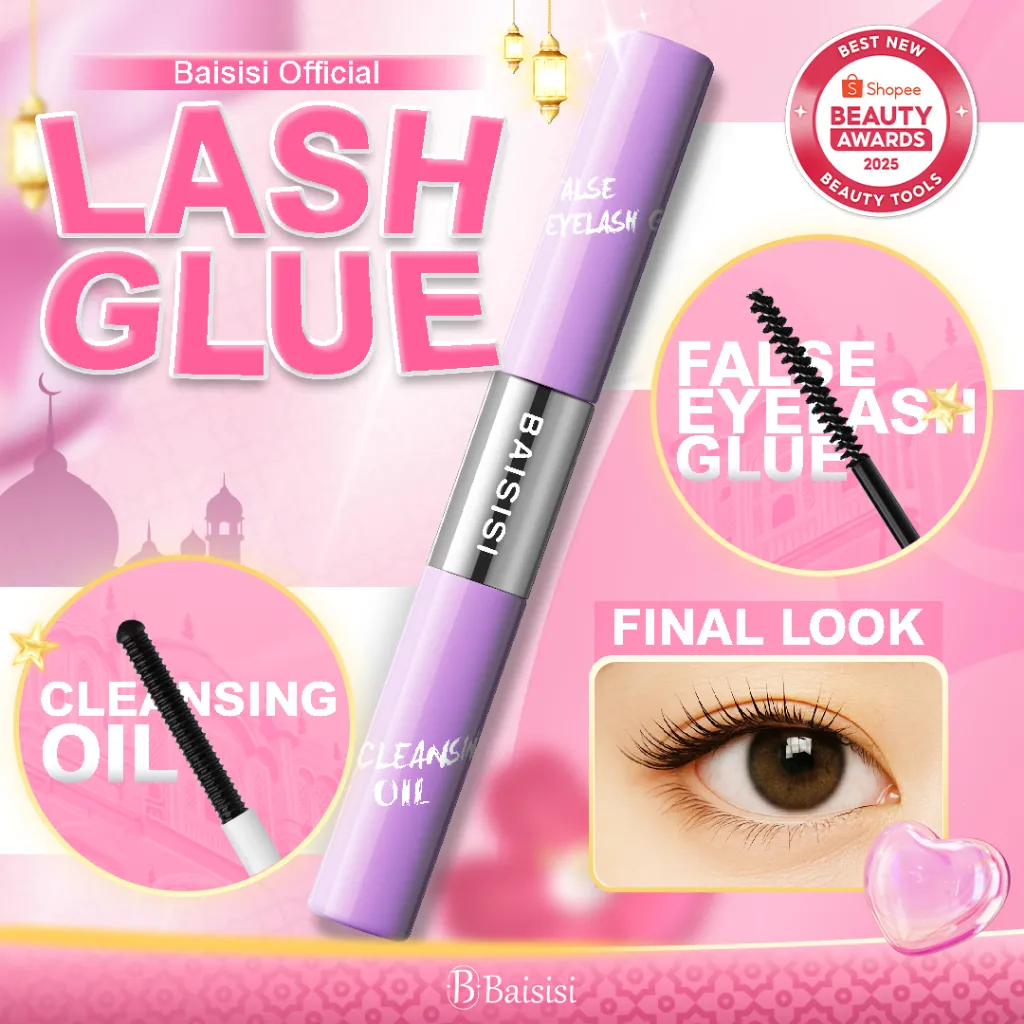 BAISISI 2in1 Lash Glue Bond and Remover Bulu mata Eyelash Extension eye make up tahan 24 jam bulumata
