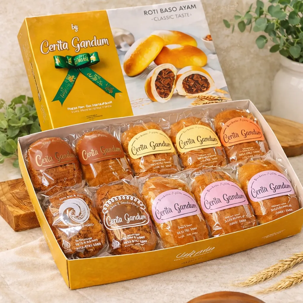 PROMO Paket Campur 10 pcs, diskon 5%, Roti Baso Ayam, Smoke Beef, Coklat Crunchy, Cheese Lava, Abon PREMIUM