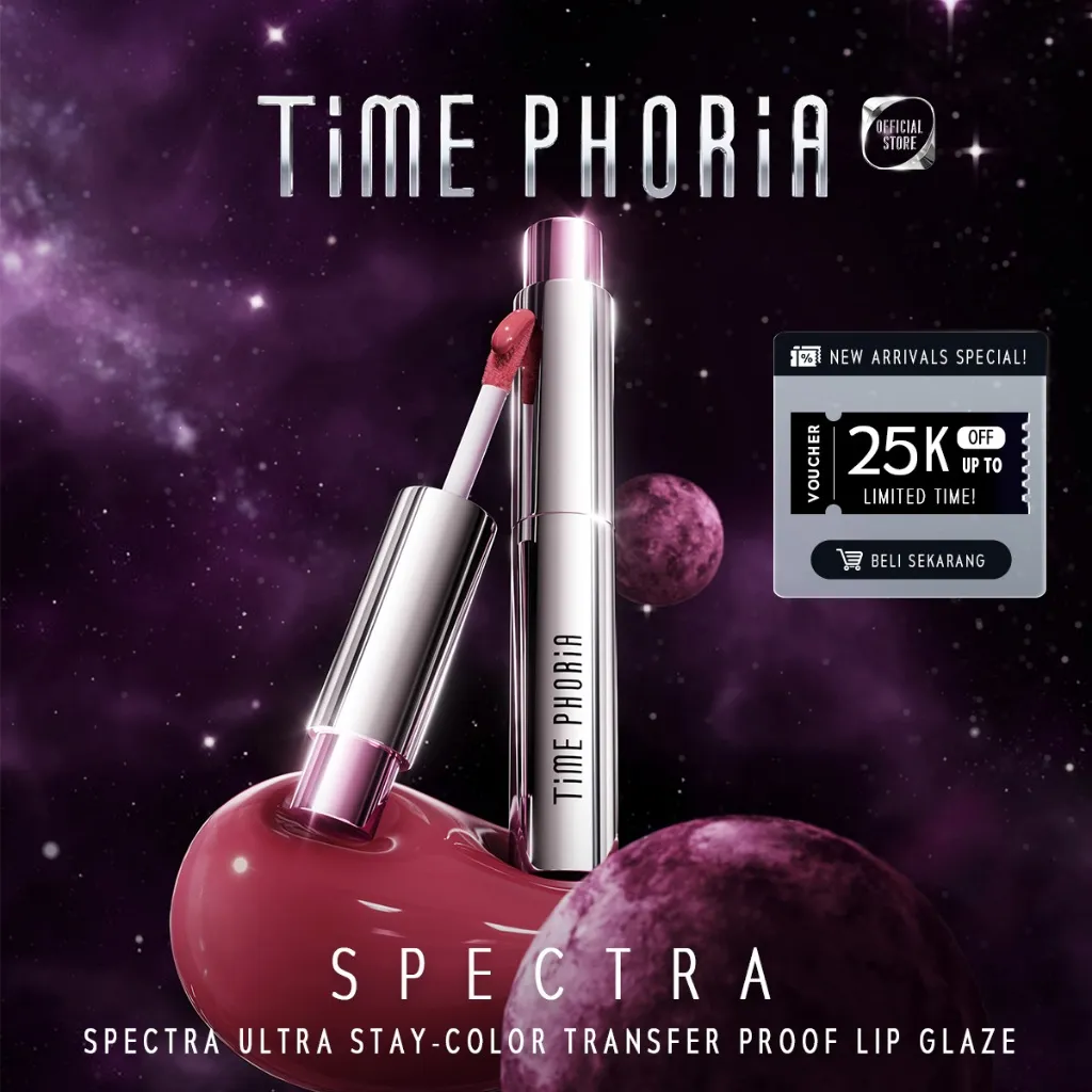 NEW LAUNCH!!! - TIMEPHORIA SPECTRA ULTRA STAY-COLOR TRANSFER PROOF LIP GLAZE lip Glaze