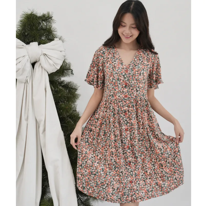 FELFE - New Fleur Dress Daster Rumah Cantik / Daster Bumil / Daster Busui / Premium Homedress Vol.2