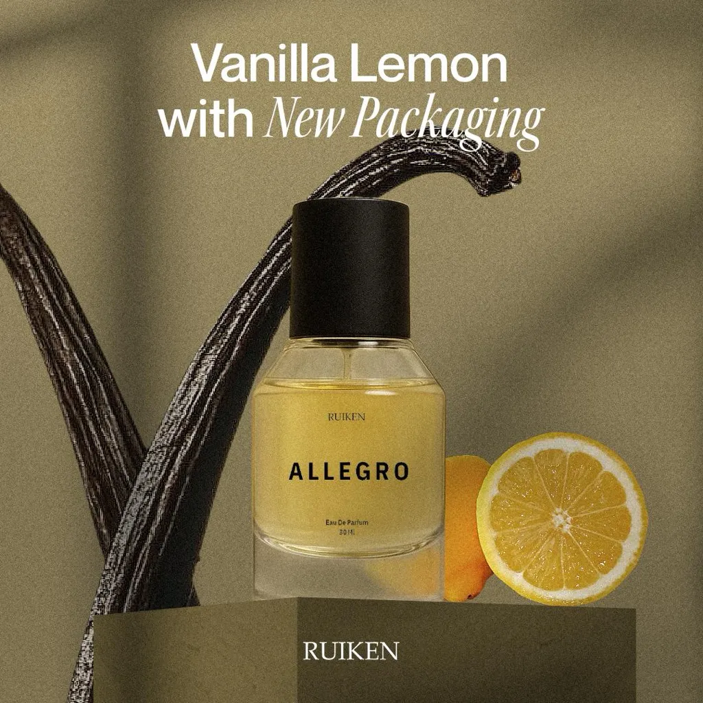 ALLEGRO By RUIKEN Parfume Lokal EDP Unisex Pria Wanita