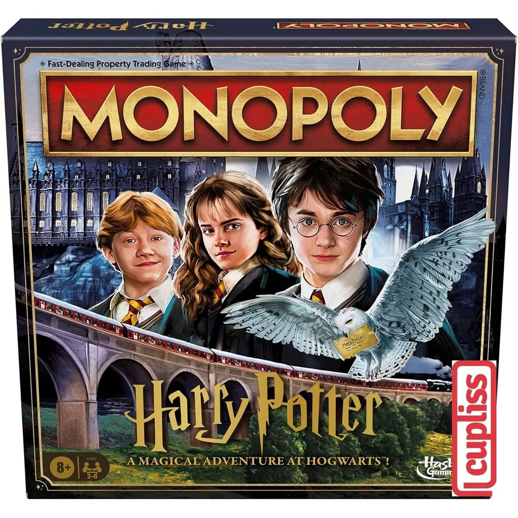 Hasbro original Board Game F9422 Monopoly Harry Potter Permainan Papan Party Family Games Cupliss KG