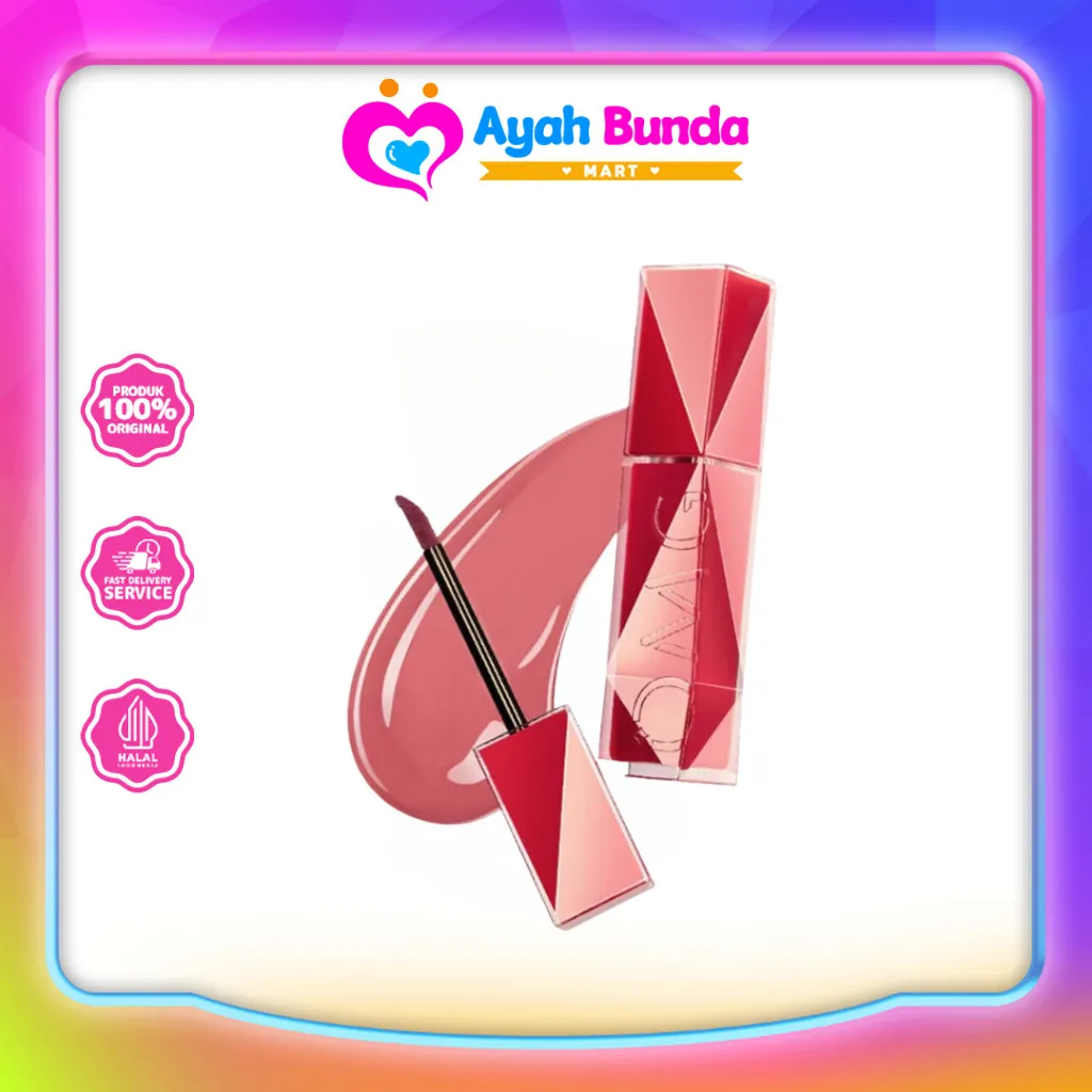 OMG OH MY GLAM Colorlast Lip Vinyl 2.5 g Transferproof Gloss Longlasting Stain l Ayah Bunda Mart