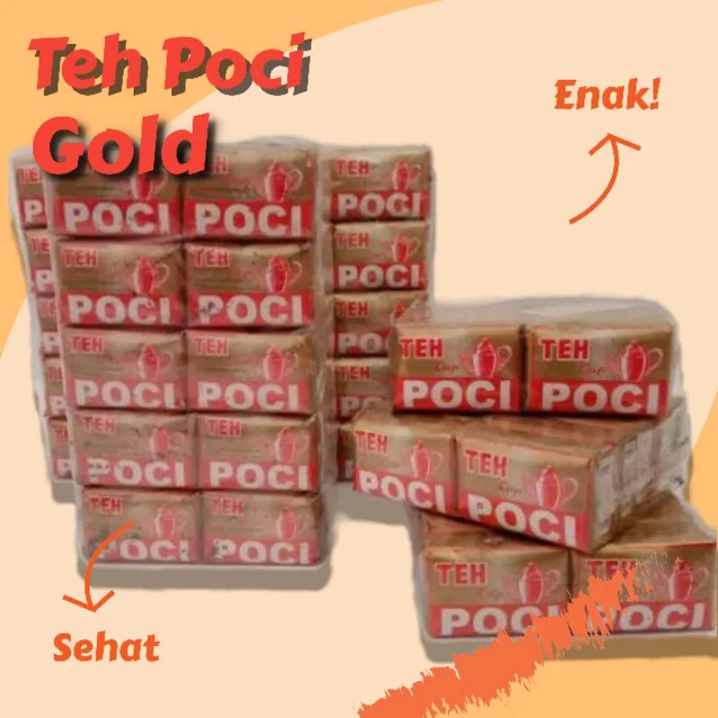 Teh Poci Gold 10 gram Isi 10 Pcs