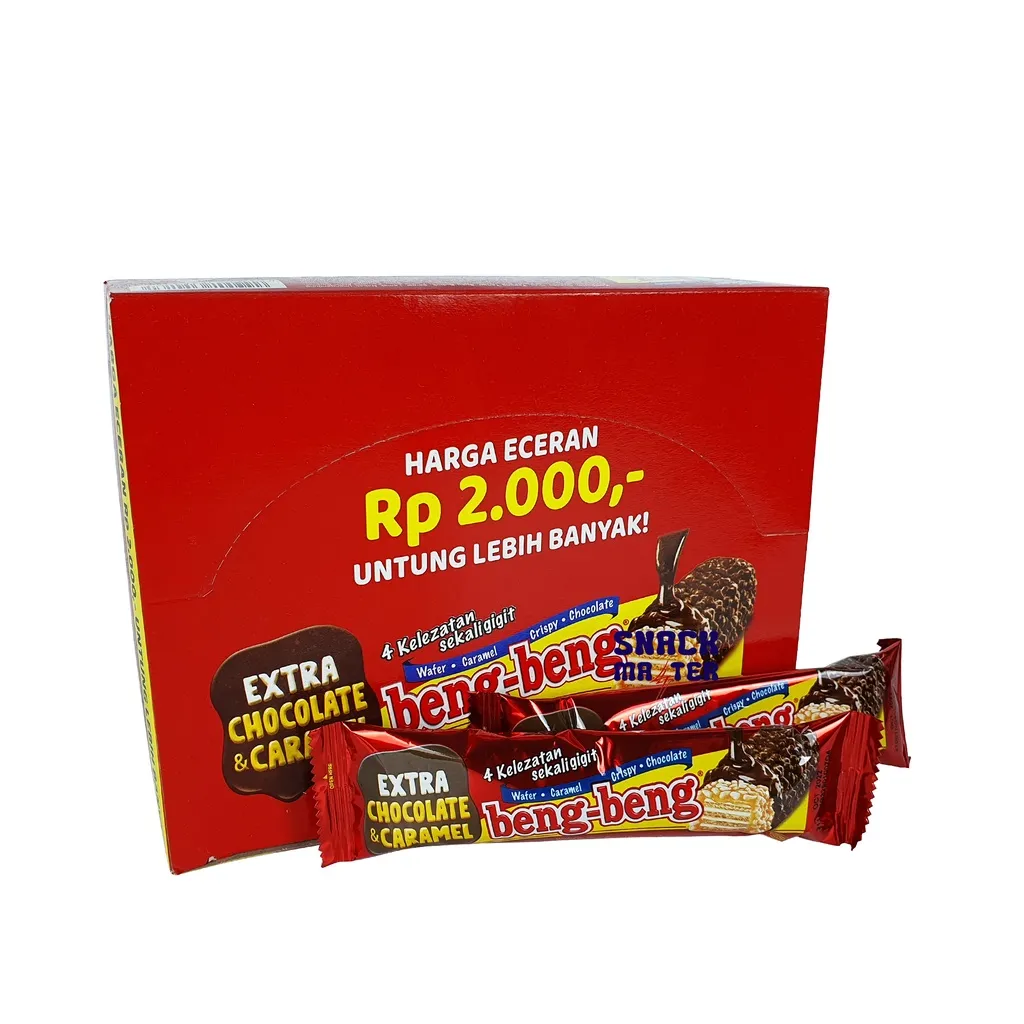 Beng Beng Chocolate Crisp Wafer - Netto 17 Pcs  x 25gr