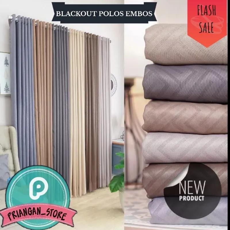 GORDEN BLACKOUT POLOS EMBOS TEBAL