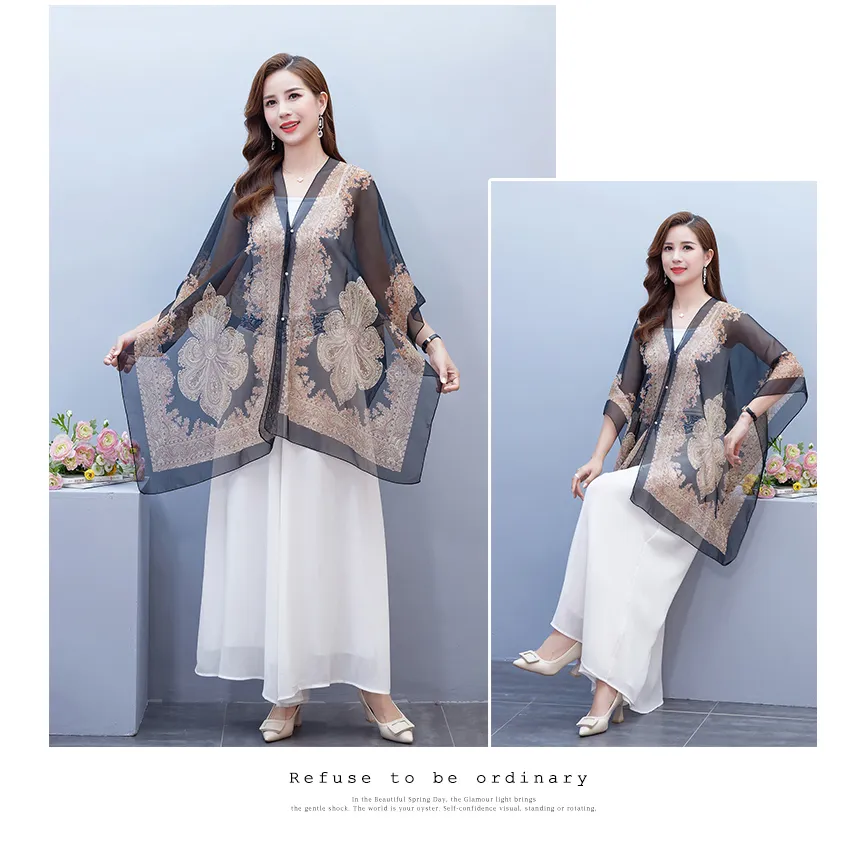 Scarf Import Korea  Bernapas Sederhana Selendang Fashion Outer Scarf Anti Uv Pencetakan  Premium Sutra Syal Wanita