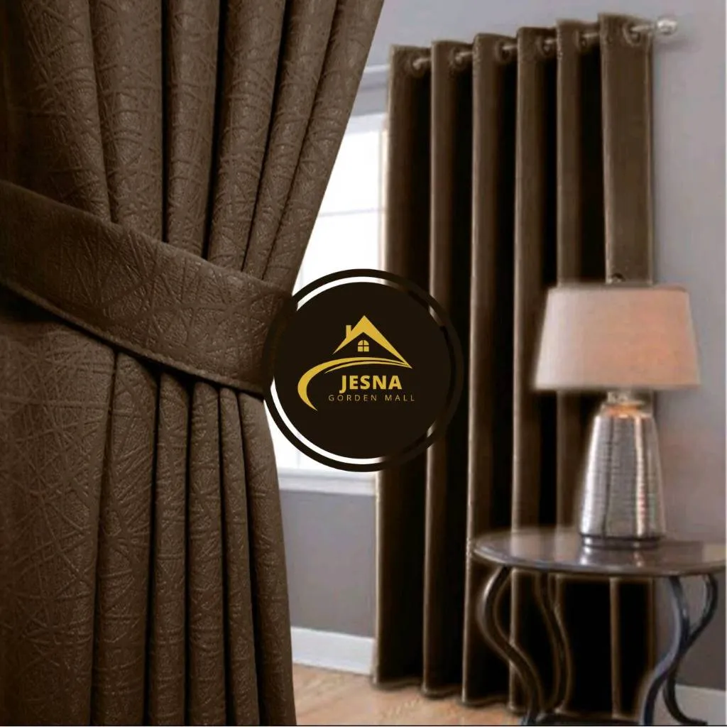 GORDEN PINTU JENDELA MINIMALIS MODEL BLACKOUT SMOKERING 12 RING MOTIF MEBOSS POLOS BLACKOUT PREMIUM