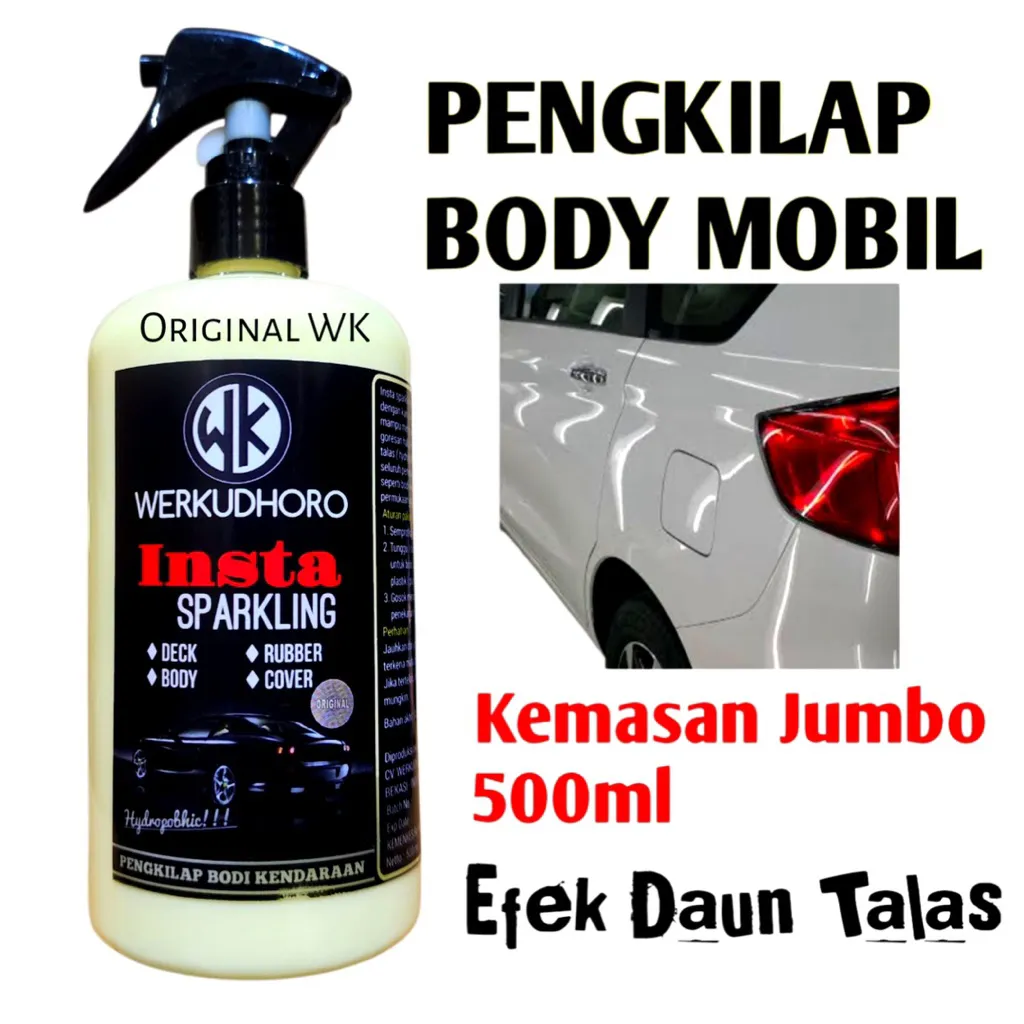 Insta Sparkling 500ml / Pengkilap Motor & Mobil / Cat Doff / Gloss / Body Kasar / Body Halus