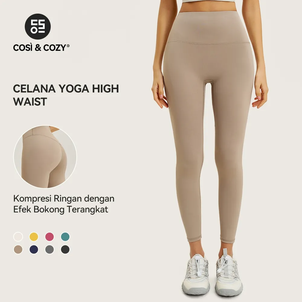COSI COZY Legging Wanita Celana Olahraga HighWaist Yoga Pants Celana Running Wanita Celana Joging