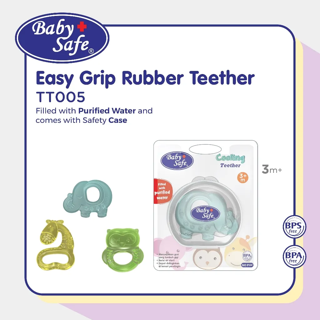 BabySafe - TT005 - Cooling Teether dengan Case | Gigitan Bayi