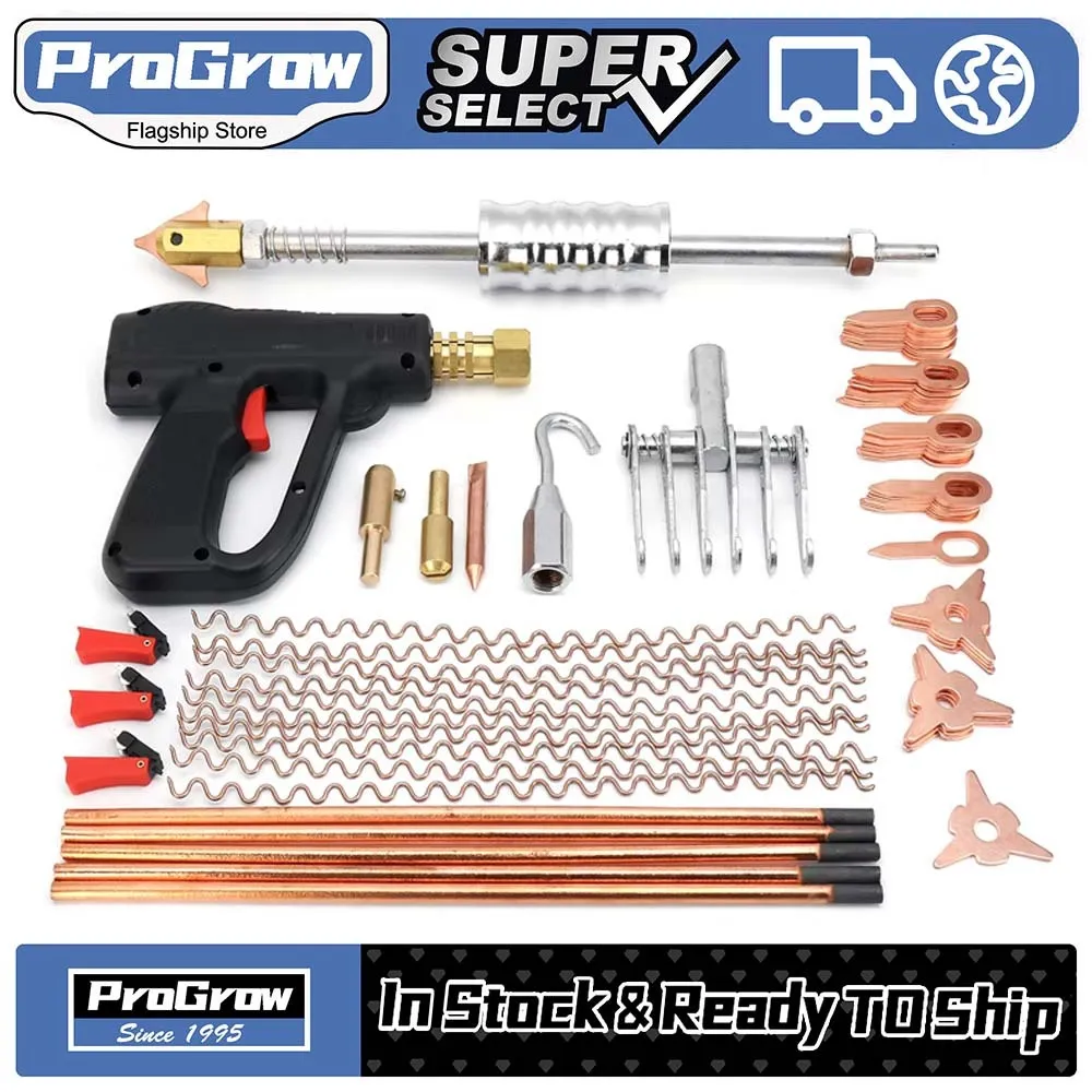 86pcs 1 Set Car Body Dent Repair Puller Kit Dent Spot Removal Repair Tool Kit Device Welder Stud Welding Machine jdo