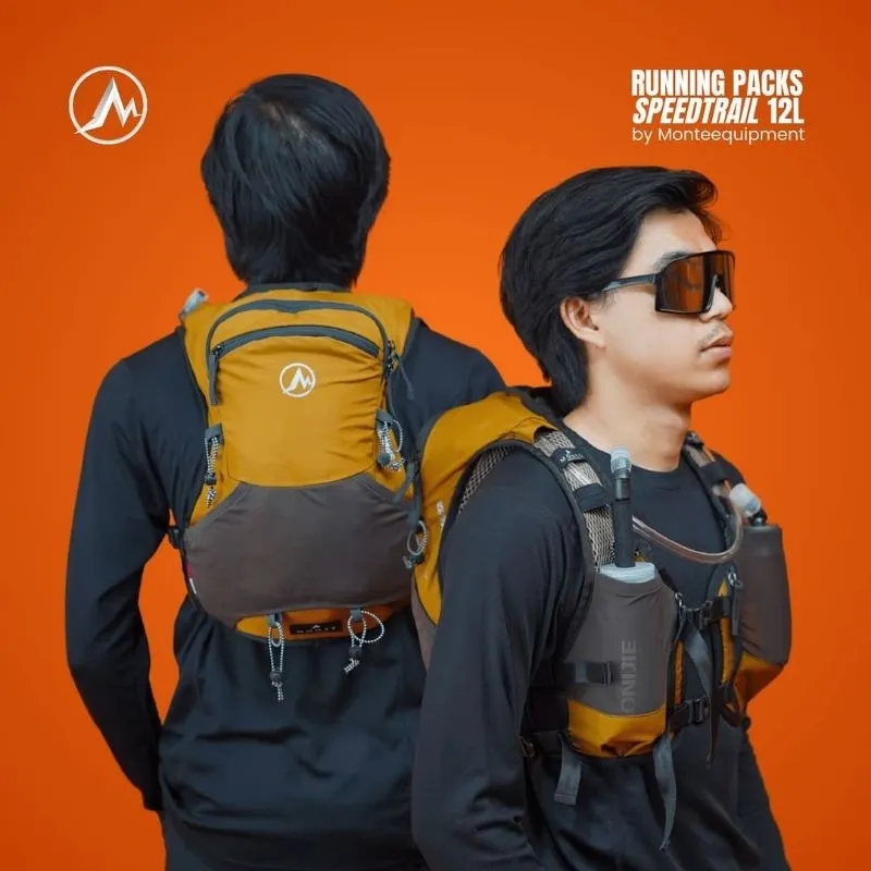 MONTE EQUIPMENT SPEED TRAIL 12L - Running Packs Backpack Hydropack Tas Lari 12L
