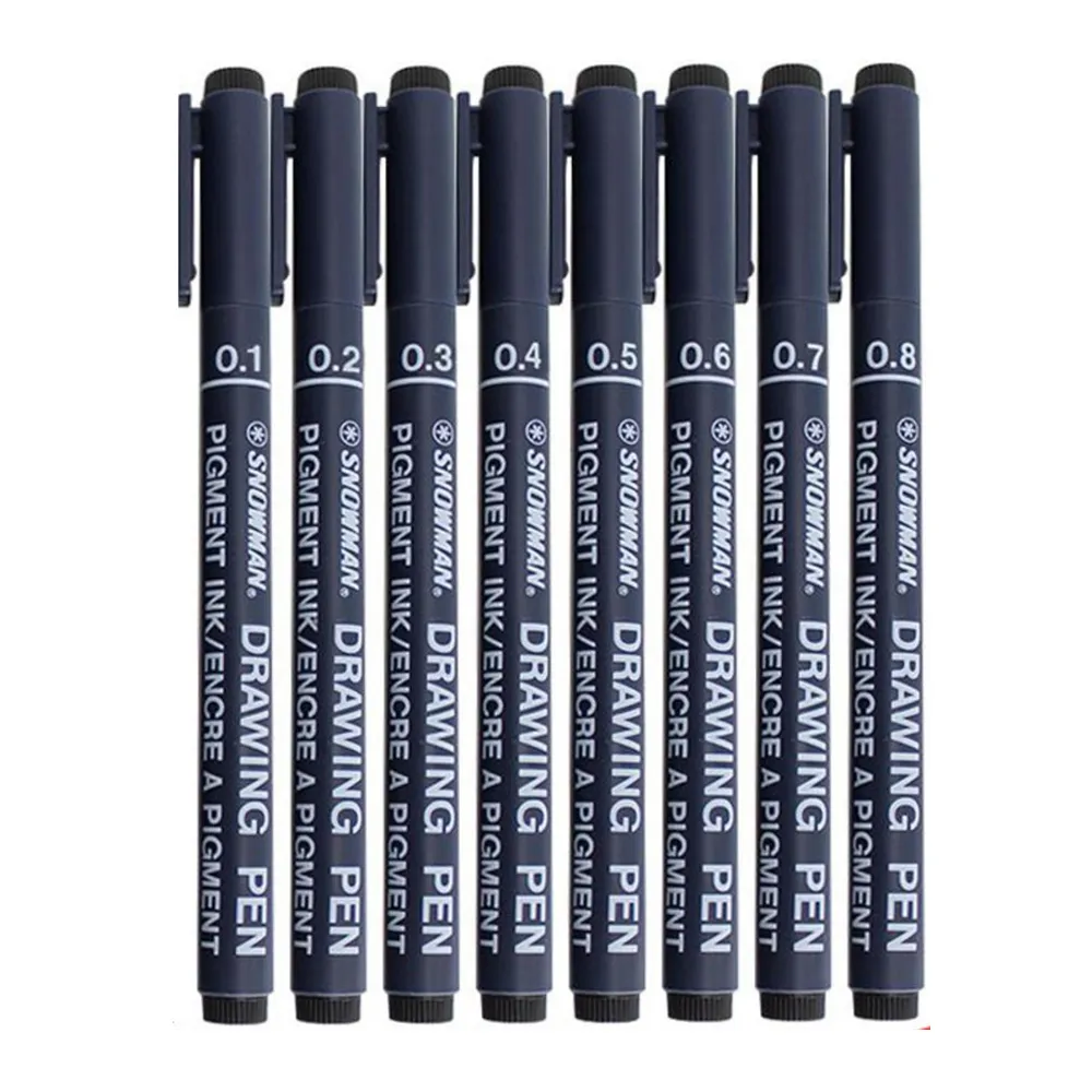 Snowman Drawing Pen Spidol Multiguna FT-700 Ukuran 01 02 03 04 05 06 07 08