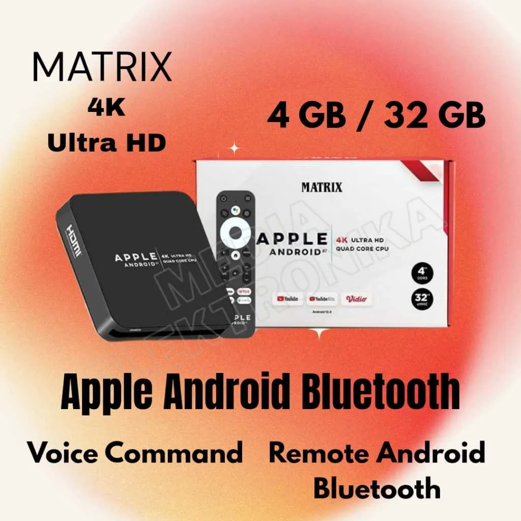 Apple Android Bluetooth MATRIX membuat TV semakin Smart