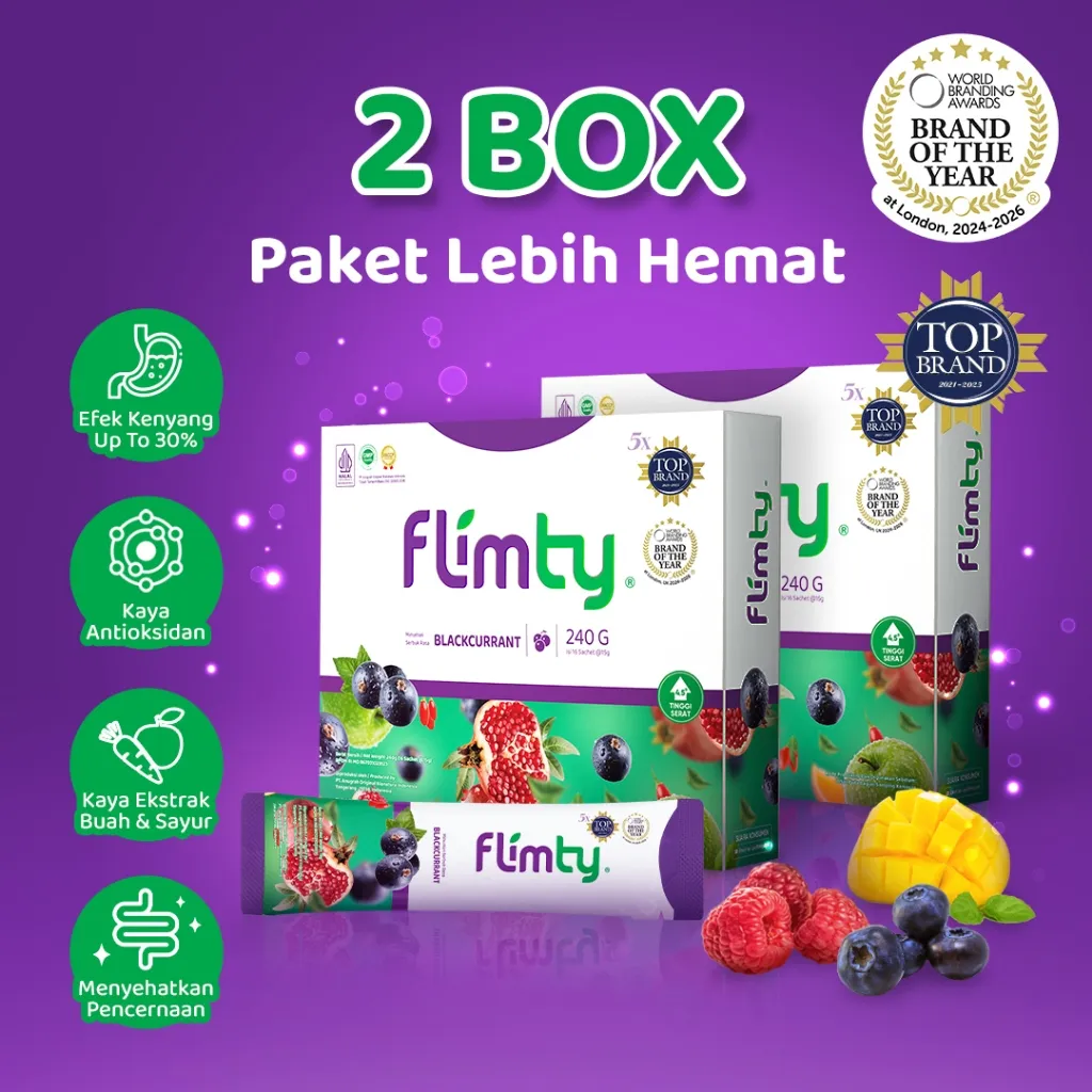 Flimty Fiber - Bundling 2 Box - Paket Lebih Hemat!