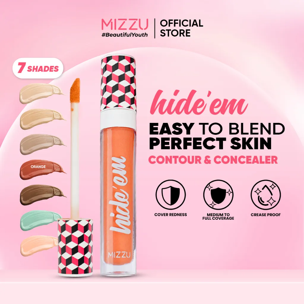 Mizzu Hide’em Contour And Concealer - Concealer Corrector Wajah