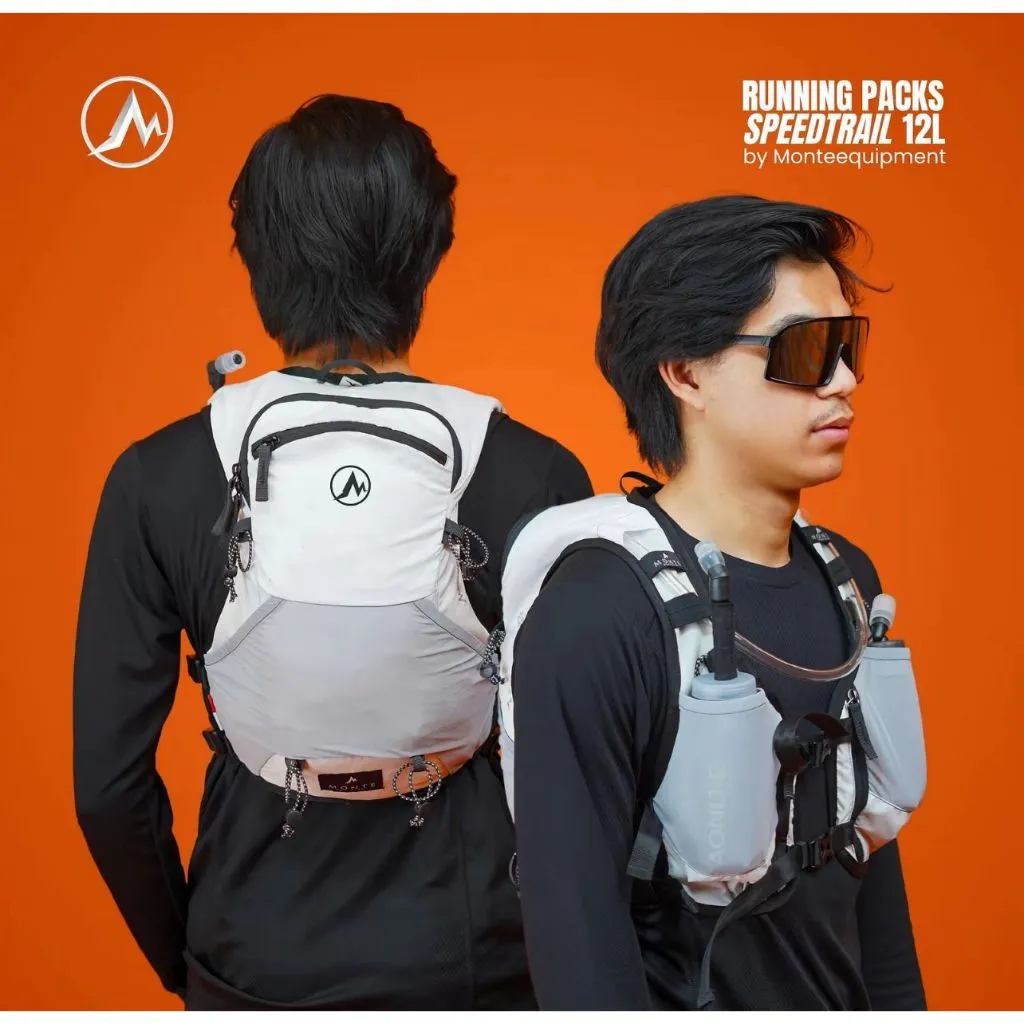 MONTE EQUIPMENT SPEED TRAIL HYDROPACK 12L - Running Packs Backpack Tas Lari 12L