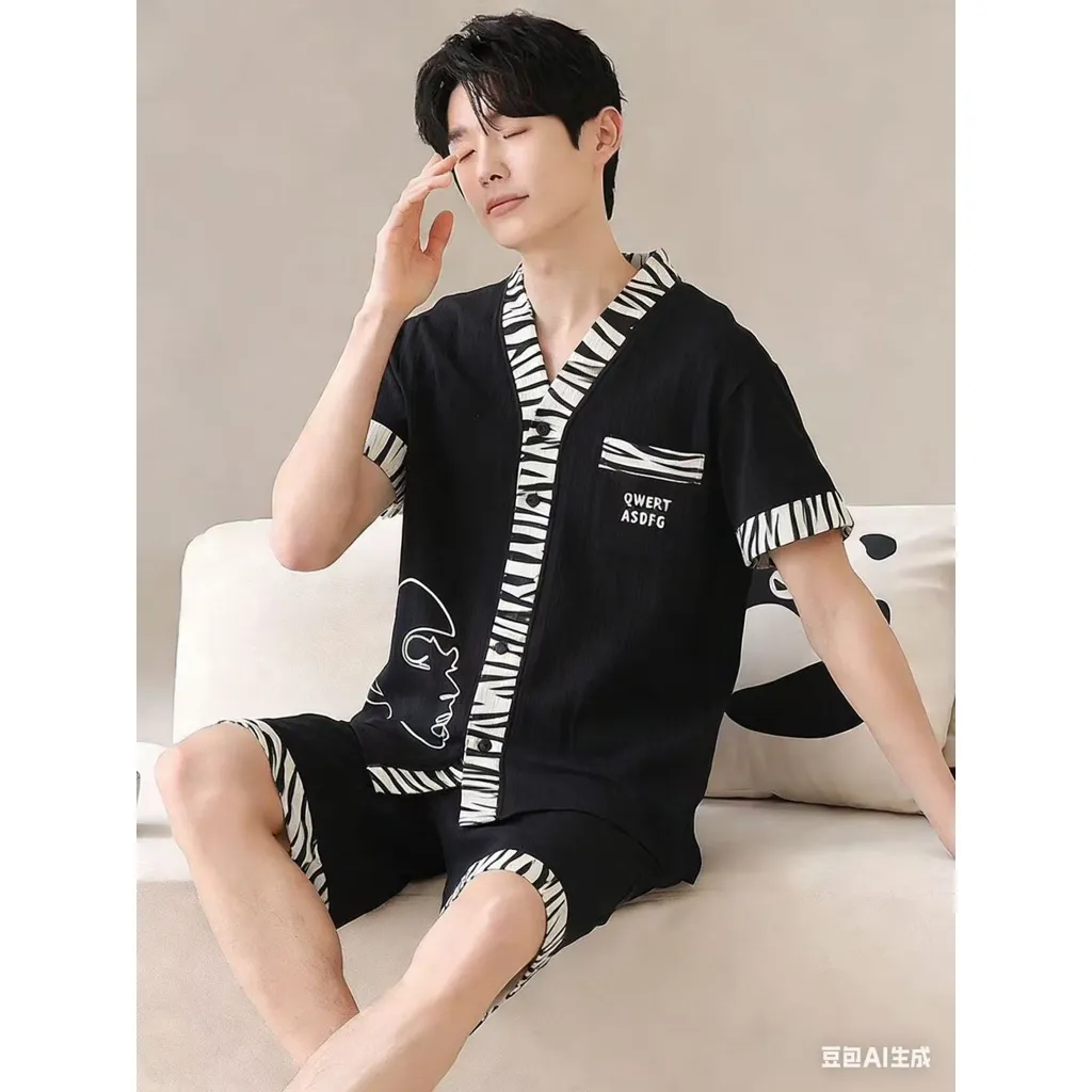 JC- Stelan Piyama Cowok Dewasa Import HP CP PP / Baju tidur Pria Murah / Mens Sleepwear / Baju tidur Cowok