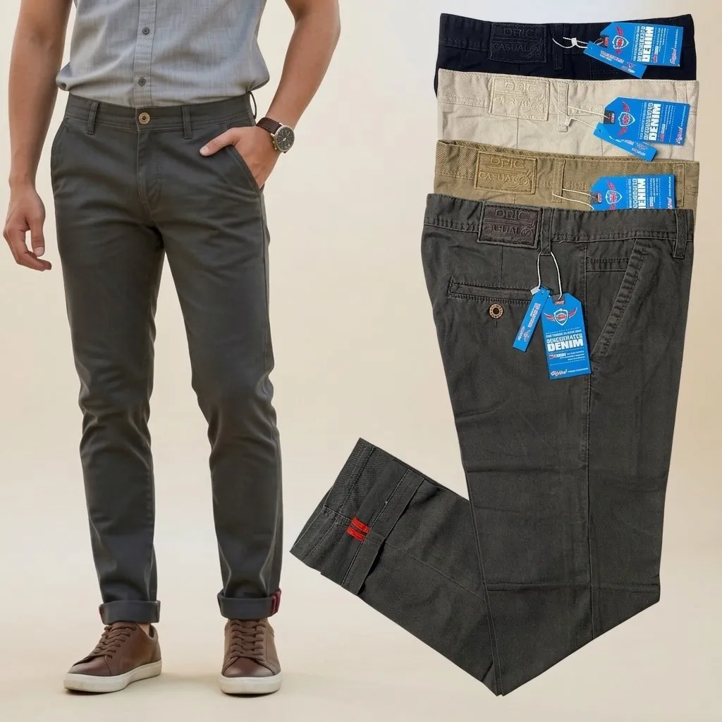 Celana Panjang Pria Chinos Bahan Kanvas Premium Original Reguler Standar Big Size Jumbo 27 Sampai 45