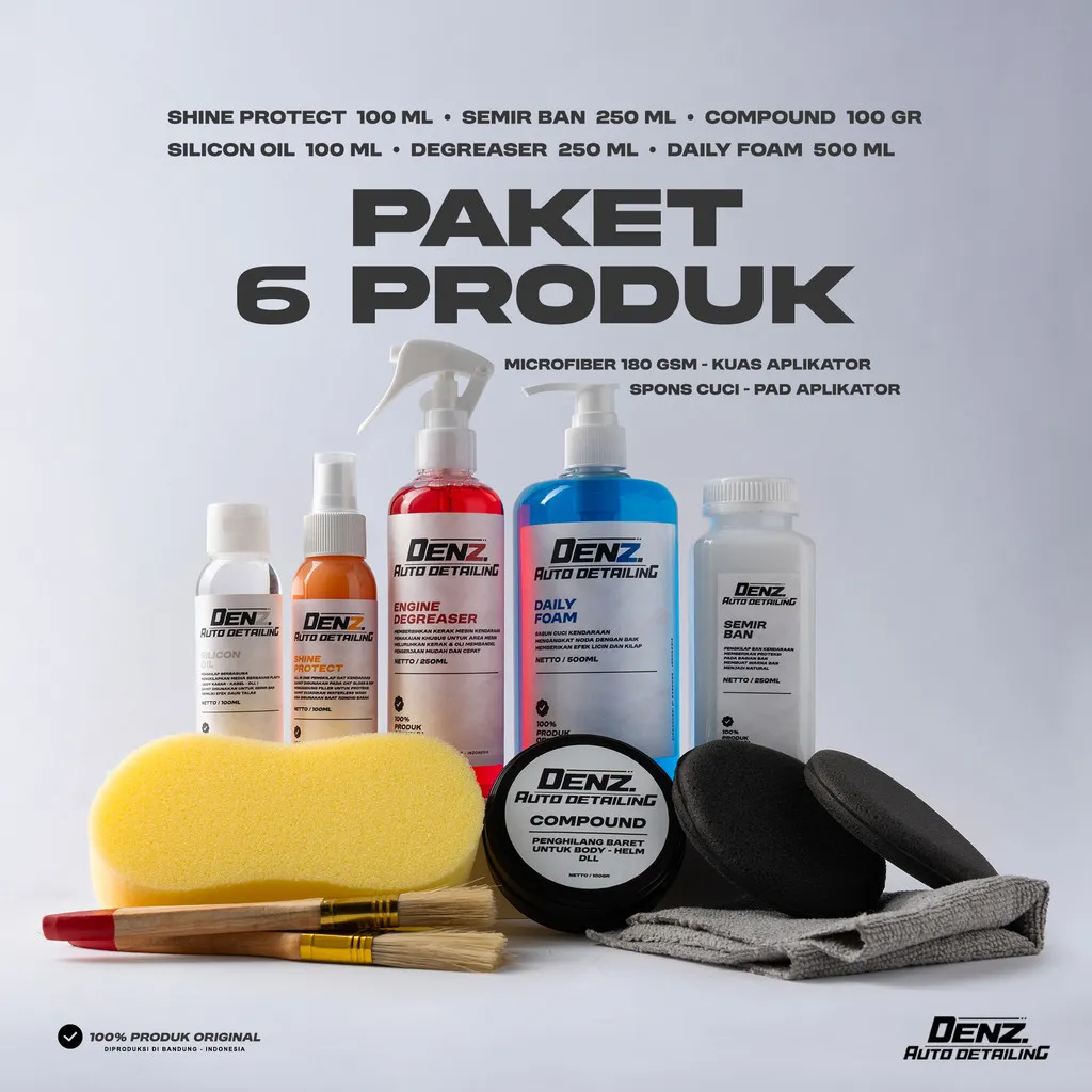 PAKET 6 PRODUK DENZ AUTO DETAILING