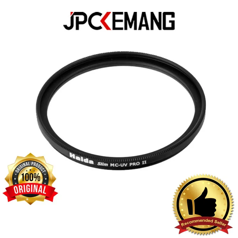 Haida Slim Pro II Multi-Coating UV Filter Lens 37mm 39mm 40.5mm 43mm 46mm 49mm 52mm 55mm 58mm 62mm 67mm 72mm 77mm 82mm Haida MC UV Filter Lensa HD1210 Original
