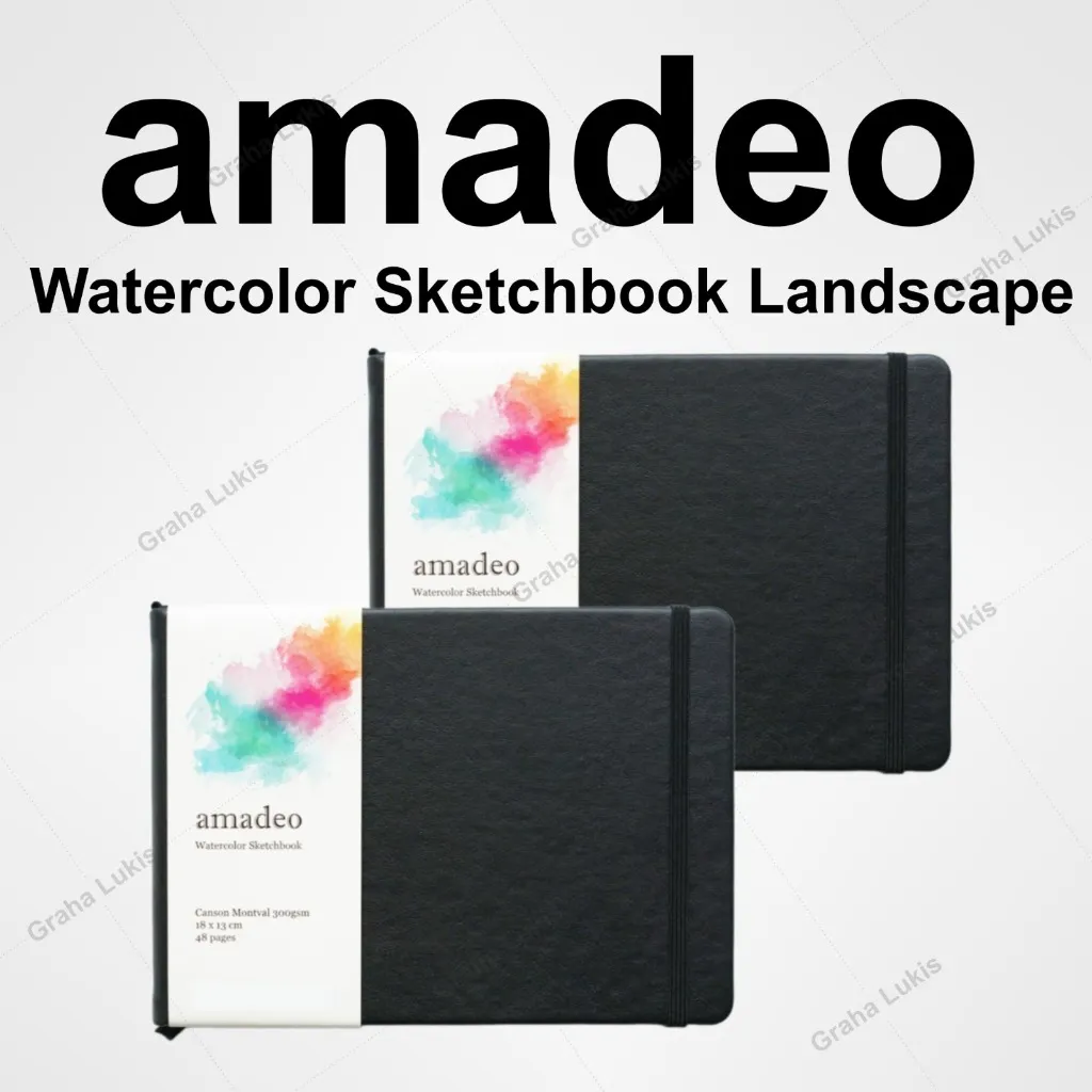 Buku Watercolor Sketchbook Amadeo -  Watercolor Sketchbook Landscape