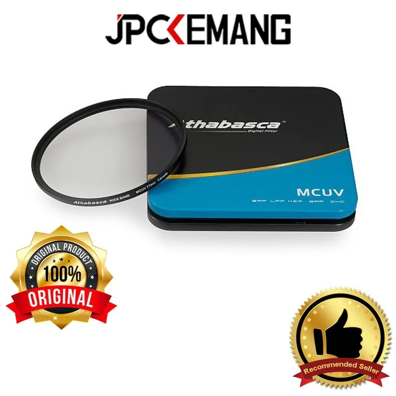 Athabasca MC UV 39mm 40.5mm 43mm 46mm 49mm 52mm 58mm 62mm 67mm 72mm 82mm 86mm 95mm Filter Lensa UV ORIGINAL