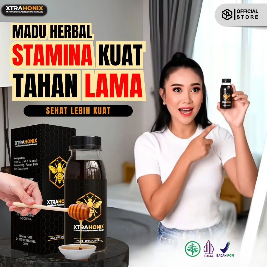 XTRAHONIX Madu Herbal Kuat Stamina Tahan Lama Premium 100ml